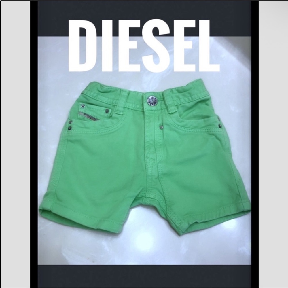 Authentic Diesel designer baby Shorts sz 6 Months